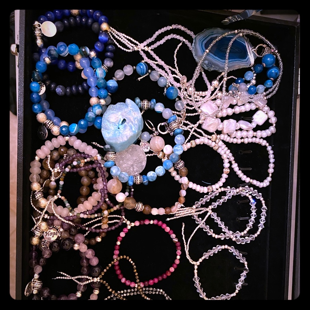 Hand made bracelets prices vary and bulk discount